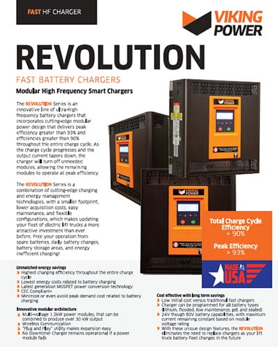 Revolution Fast Battery Chargers Pdf - Viking Power